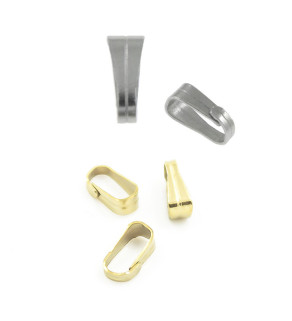 Stainless Steel Snap on Bail 6x2,5mm - 1Pc+P