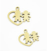 Stainless Steel Charm children 14mm - 1Pc