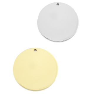 Leštěné přívěsky kolečka 20-25mm - 1Ks