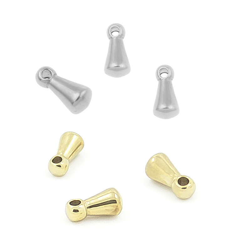 Stainless Steel Extender Chain Drop 6x3mm - 1Pc