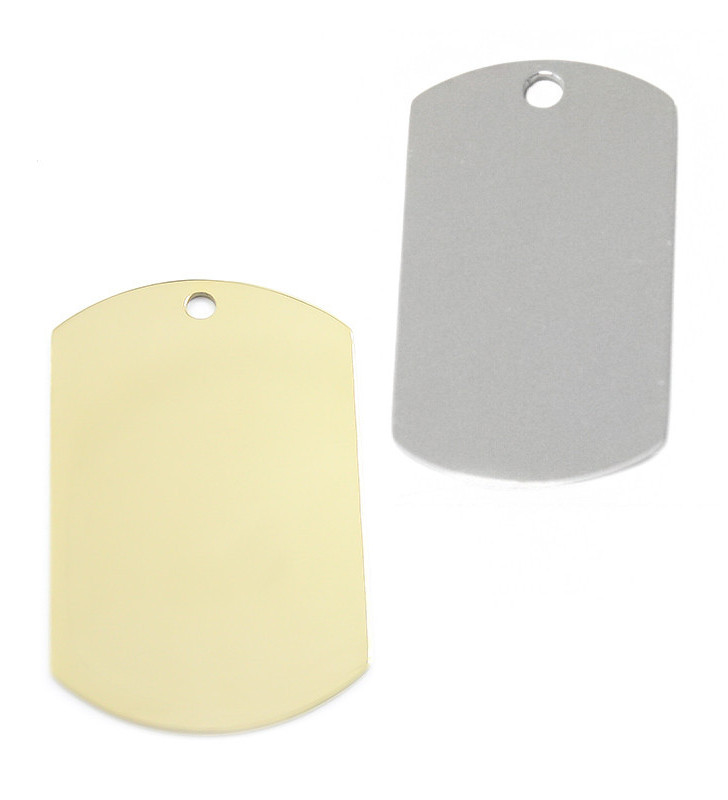 Tag Rectangle Pendant 40-42mm