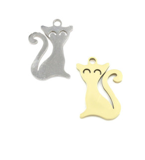 Závěsný přívěsek Kočky 16mm - 1Ks