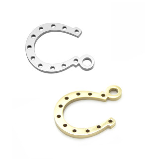 Stainless Steel pendant 12,5mm - 1Pcs