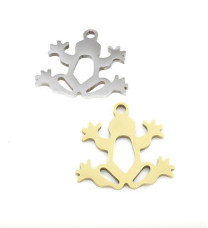 Přívěsek žába 14mm - 1Ks