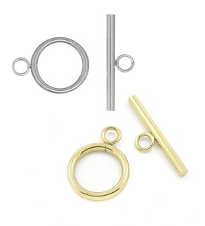 Stainless Steel Toggle Clasp 15mm - 1set