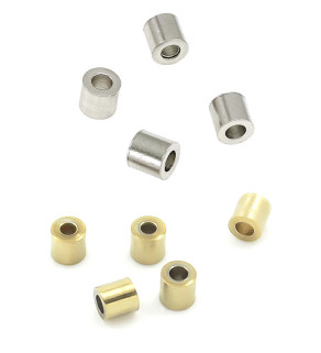 Pevný 2x2x1mm zamačkávací Rokajl Chirurgická ocel