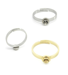 Finger Ring Setting 3-4mm - 1Pc