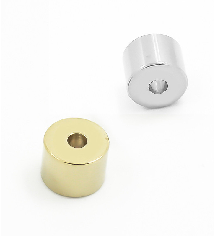 Leštěné nerez válečky 8x5mm - 1Ks