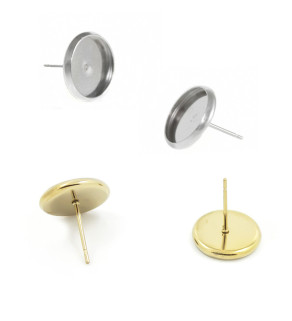 Earring components 8-12mm - 1Pc+P