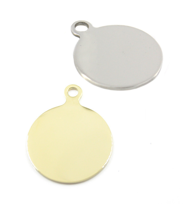 Přívěsek - Tag 25x20x1mm - 1Ks