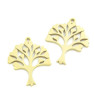 Ocelový Přívěsek Strom 18x15mm - 1Ks