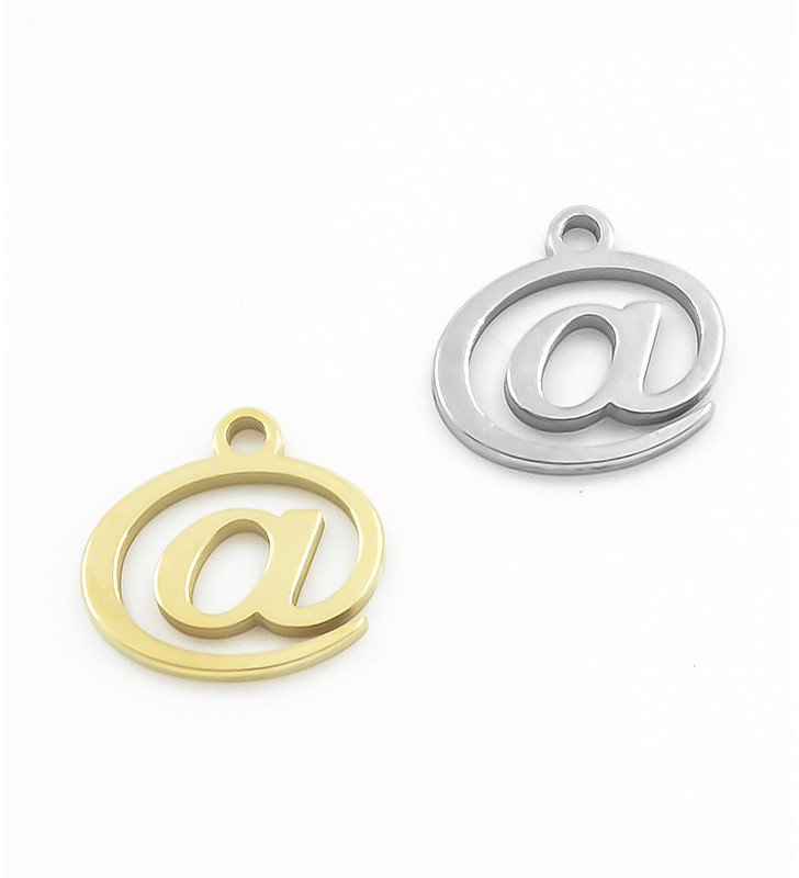 Stainless Steel Charm 10mm - 1Pc+P