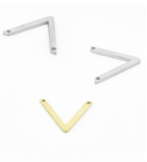 Stainless steel connector 11,5mm - 1Pc