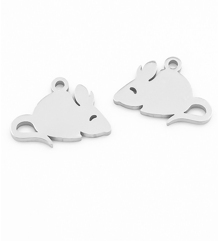 Stainless Steel mouse 10mm - 1Pcs