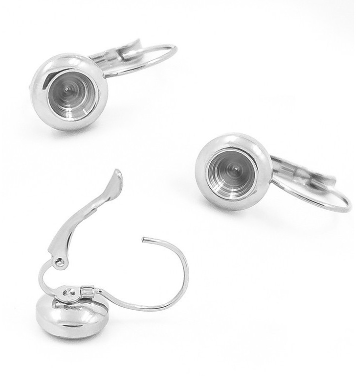Stainless Steel Round Earring 10mm