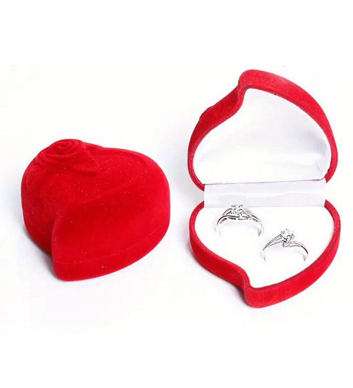 Dárková krabička srdce růže