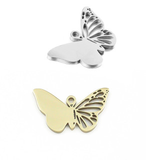 Přívěsek Motýlek 12x18,5mm - 1Ks