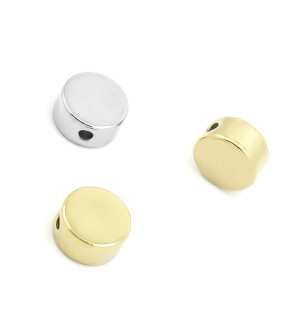 Ocelové korálky 8x4x1,6mm - 1Ks+B