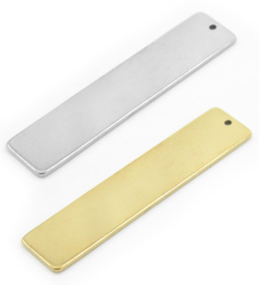 Nerezový tag 40x9x1mm - 1Ks