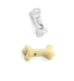 Ocelový přívěsek psí kost 11x5mm - 1Ks