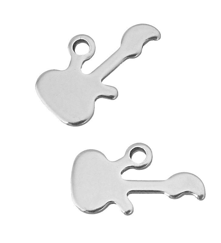 Nerezový přívěsek kytara 12mm - 1Ks