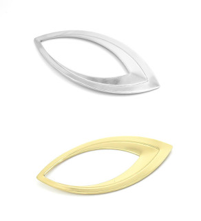 Stainless Steel ring 47,5x23mm - 1Pcs