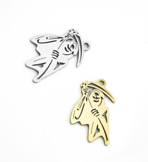 Polished Stainless Steel pendant 20mm - 1Pcs