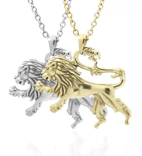 Stainless Steel Lion pendant with chain