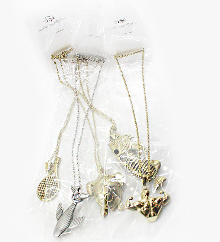 Stainless Steel Revolver pendant with chain