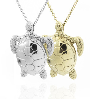 Stainless Steel Turtle pendant with chain