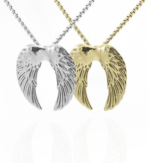 Přívěsek 37 mm Křídla z nerezové oceli