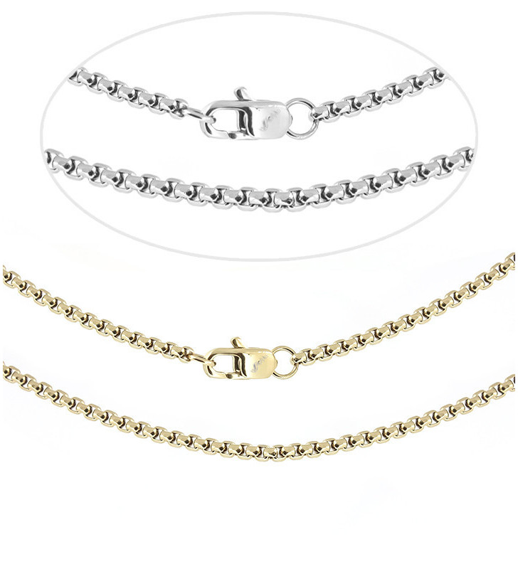 Stainless steel Chain Box 2x2mm