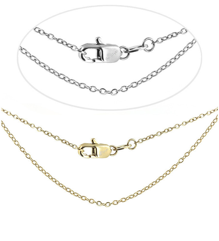 Řetízky oválné 1mm z chirurgické oceli