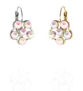 Náušnice z chirurgické oceli Pearl Blossom