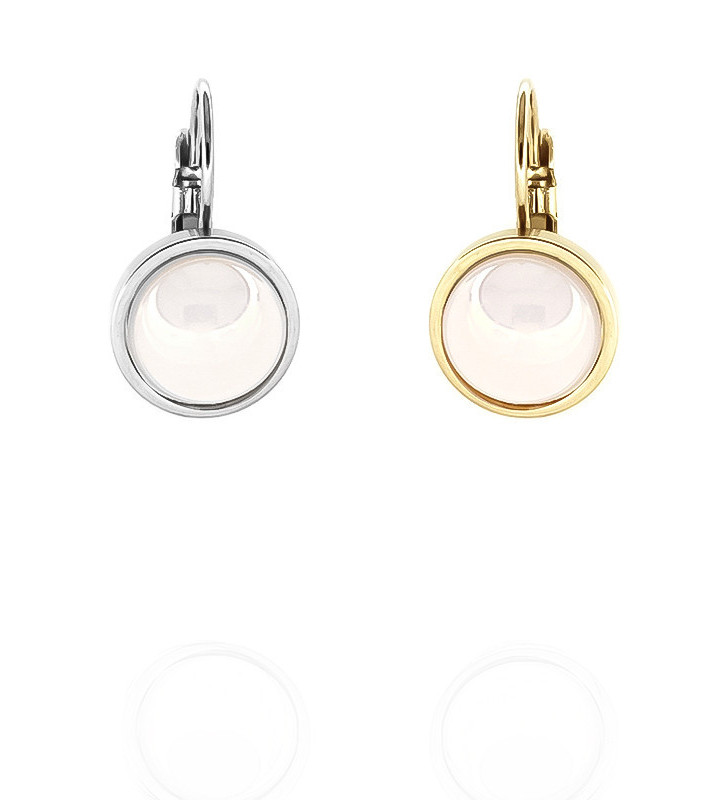 Stainless Steel earrings Royal Pearls