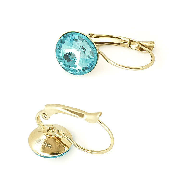 Náušnice z chirurgické oceli Crystal Shine