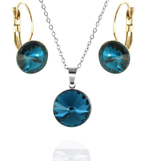 Souprava Šperků z nerezové oceli Azure Allure