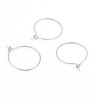 Kruhové 15-50mm náušnicové komponenty - 1Ks+B