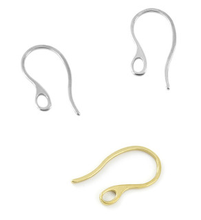 Háčky 22x11mm na náušnice 316L - 1Ks+B