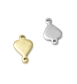 Ocelové konektory 12x7,5x1,2mm 1ks+B