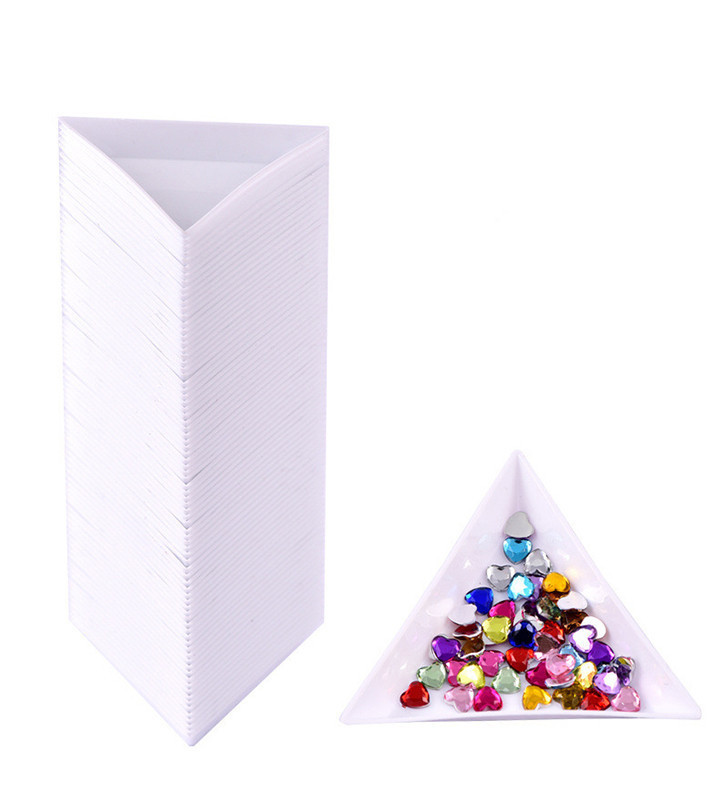 Plastic Tray Triangle 73x10mm - 10Pcs
