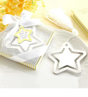Stainless Steel Star Bookmark 9x7cm