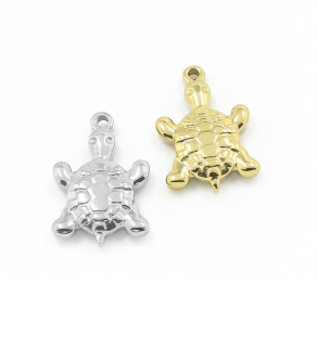 Ocelový přívěsek Želva 19,5x13mm - 1Ks