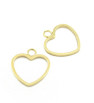 Ocelový rámeček přívěsek srdce - 1Ks