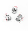 Stainless steel Heart Ears Nut - 1Pcs+P