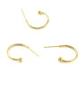 Earring hook components 12-15mm - 1Pc