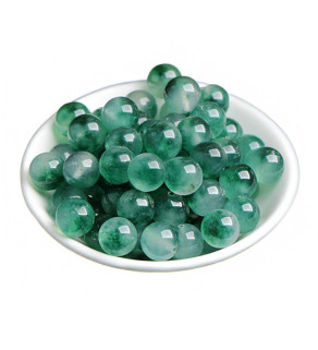 Zelený Chalcedon korálky 6-8mm - 100Ks