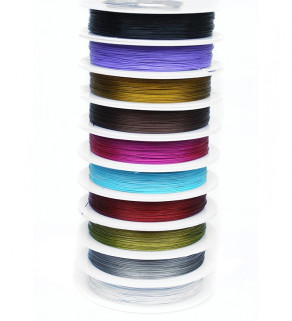 Ocelové návlekové lanko 0,38mm - 40-60m