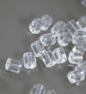 Silikonové náušnicové zarážky 2,5x3,5mm