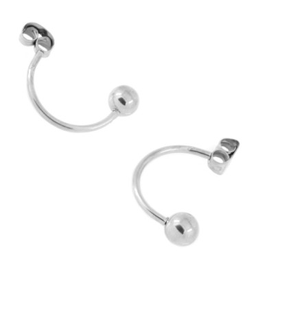 Náušnicové zarážky s kuličkou - 1ks+B